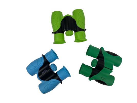 Toy Binoculars de los niños de RoHS, prismáticos del tamaño del niño 8x21 a prueba de golpes