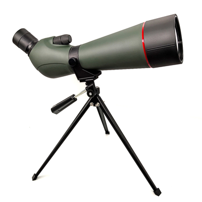Observación de pájaros de la óptica manchando el alcance 20-60x80 con el trípode