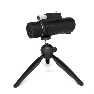 compás dual del foco del telescopio HD de la cámara del teléfono celular 10x42