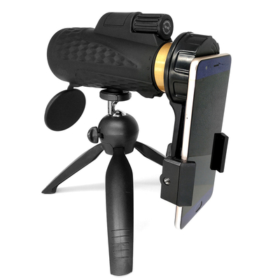 visión nocturna baja del telescopio del teléfono móvil de 18x62 HD Bak4 para los adultos Birding que caza caminar