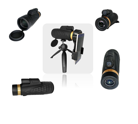 telescopio monocular del teléfono celular de 18x62 HD Bak4 para la observación de pájaros de los niños que viaja