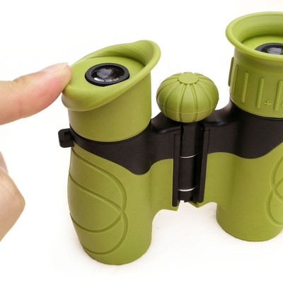 158m / Toy Binoculars Plastic Rubber de los niños 8x21 del 1000m