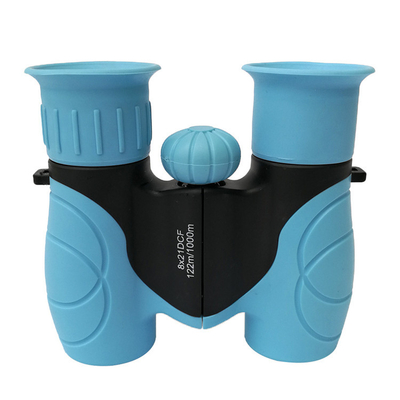 128m / prisma de tejado plástica de Toy Binoculars 8x21 de los niños de los 384ft