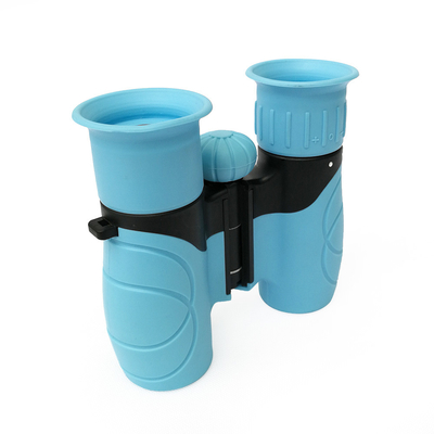 128m / prisma de tejado plástica de Toy Binoculars 8x21 de los niños de los 384ft