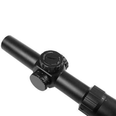 Alcance ajustable al aire libre 1-4x24 del rifle del enfoque que caza el tiroteo táctico