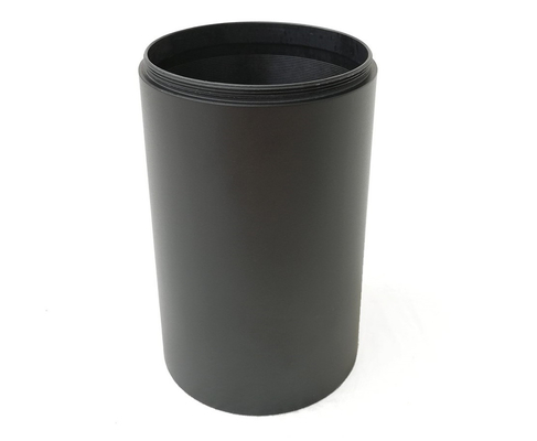 Matte Black Telescope Tripod Accessories, sombrilla del alcance de la aleación de aluminio 56m m