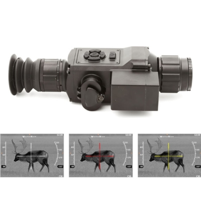 La termal del arma de la toma de imágenes térmica IP67 IR ve los 600m LRF 384x288px